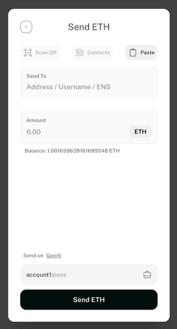 One - AA Human Wallet